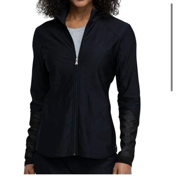 Cherokee Form Women's Zip Front Scrub Jacket CK390 - Picture 6 of 9